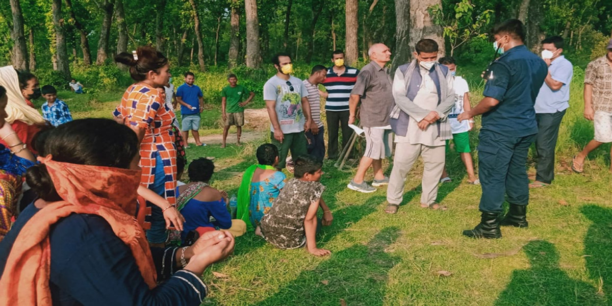 धनगढीको दृष्टि फाउण्डेसनको भवन निर्माणमा स्थानीयको अवरोध