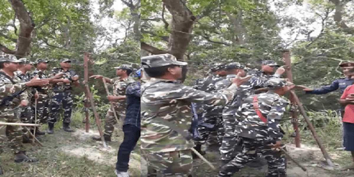 नेपाली भुमिमा भारतीय एसएसबीको दादागीरी कायमै
