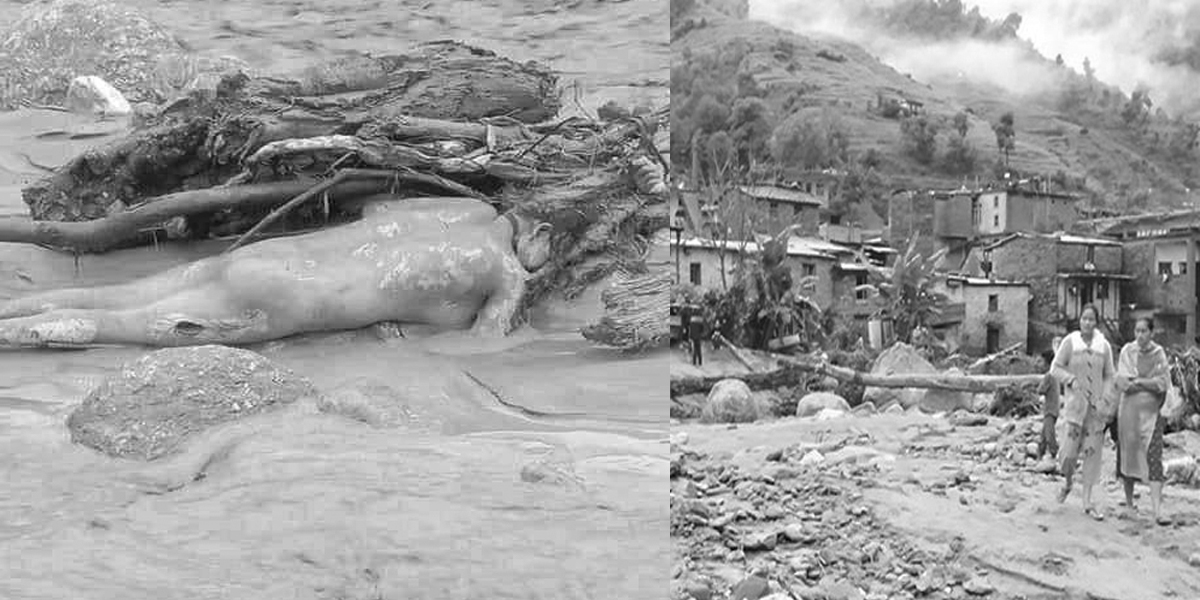 अछाम बाढी अपडेट : १२ को शव फेला, ५ को खोजी जारी