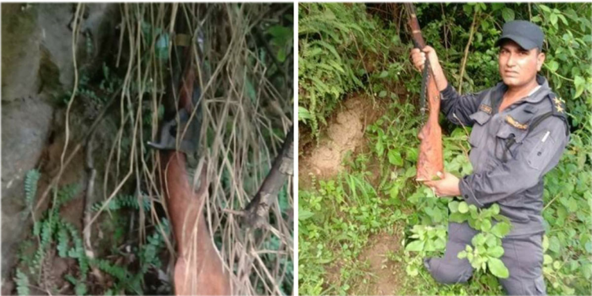 अछाममा वेवारिसे अवस्थामा भरुवा बन्दुक फेला