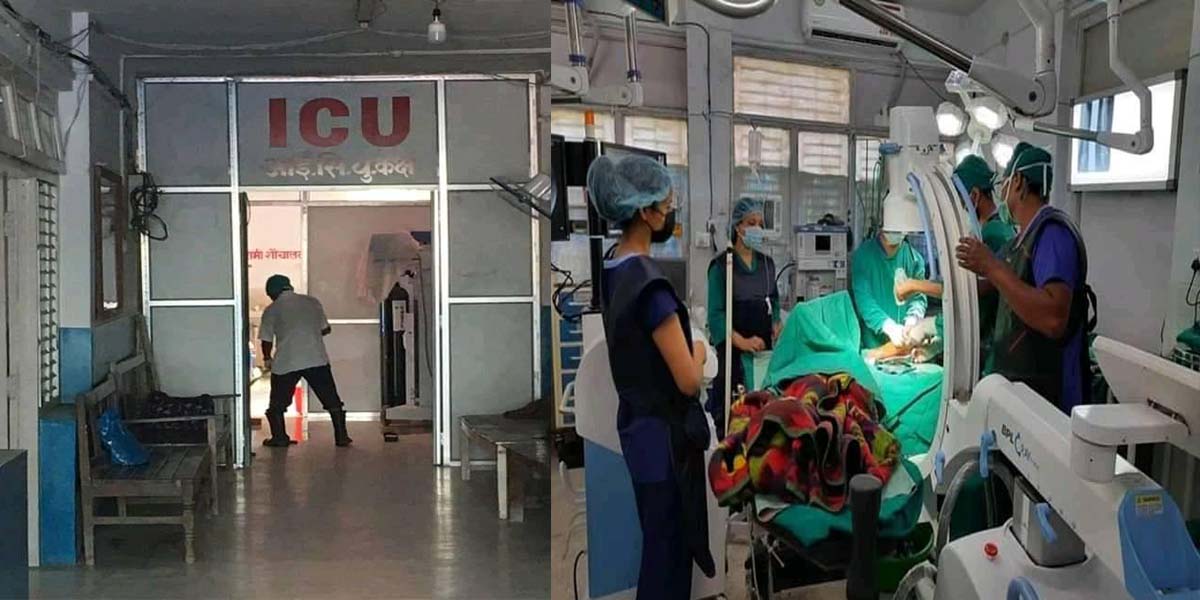 महाकाली अस्पतालमा पहिलो पटक ‘आईसियू’सेवा सञ्चालन