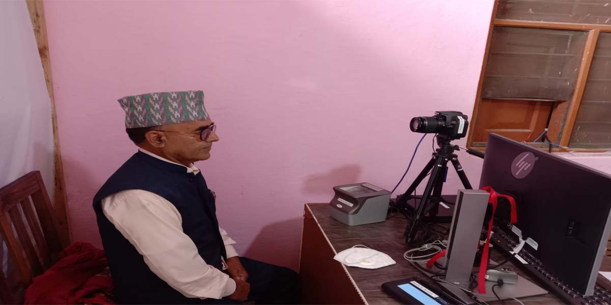दार्चुलामा राष्ट्रिय परिचय पत्रको विवरण संकलन कार्य सुरु