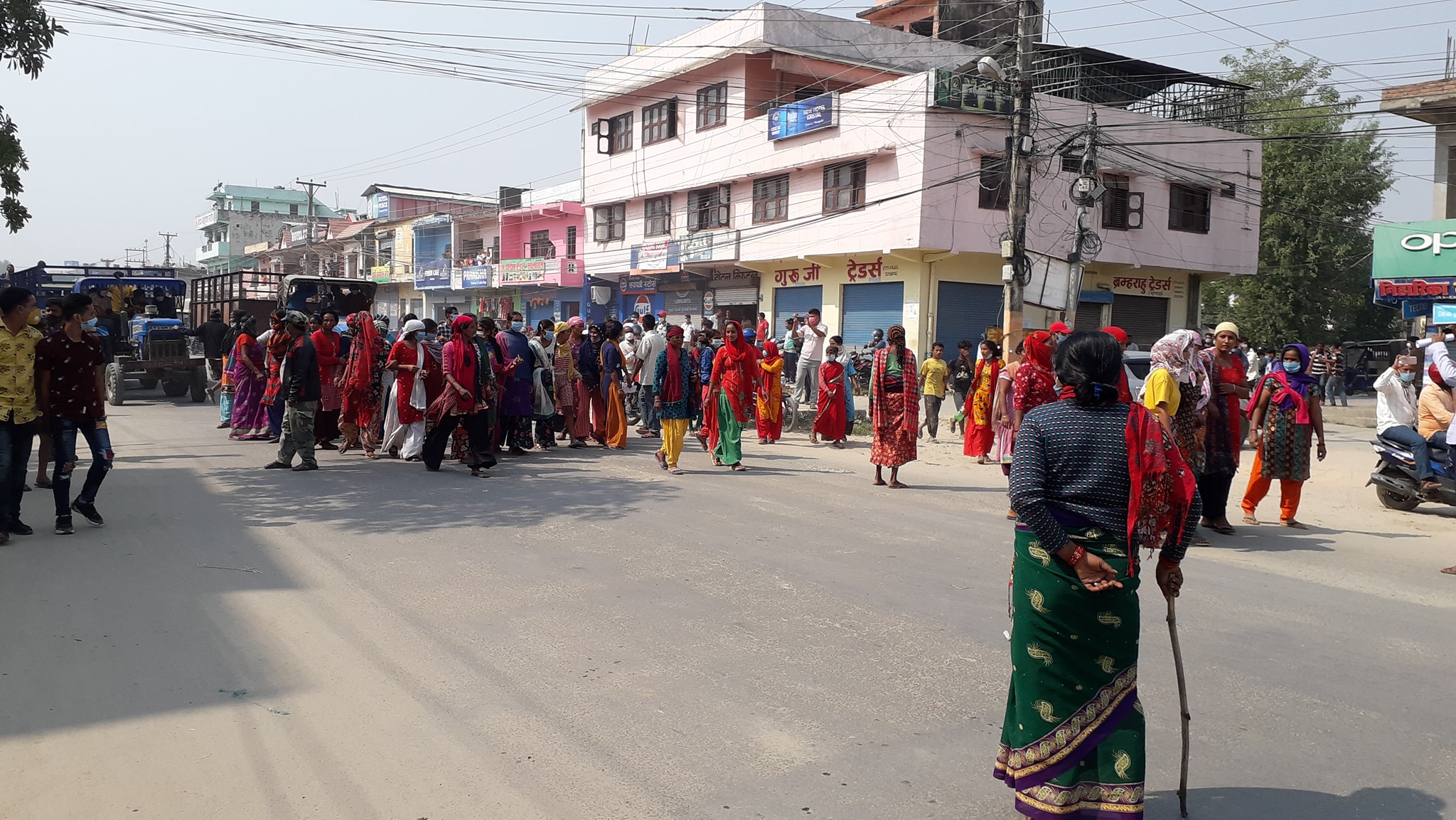 गोबिन्द बिकको हत्यारालाइ कारवाहीको माग गर्दै धनगढीमा प्रदर्शन