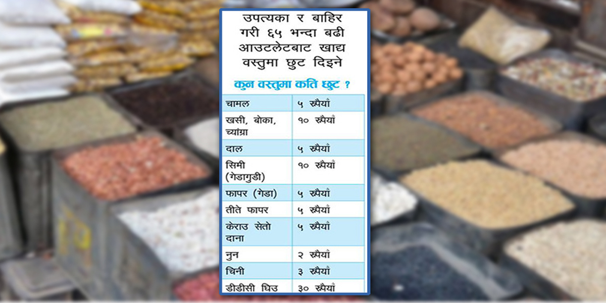 आजदेखि देशभर सहुलियत मूल्य पसल सञ्चालन हुँदै