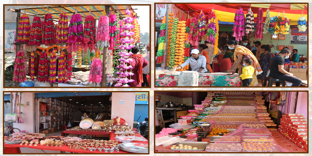 तिहारमा धनगढीको मुख्य बजार  (फोटो फिचर)