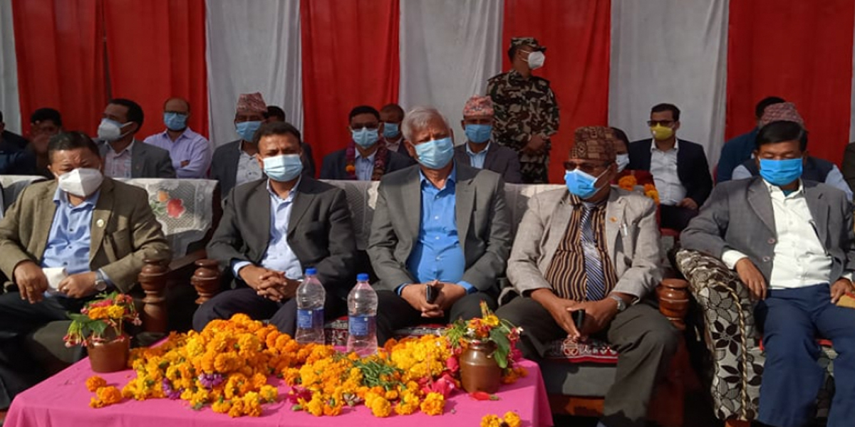 कञ्चनपुरमा सुख्खा बन्दरगाह निर्माणको शुभारम्भ