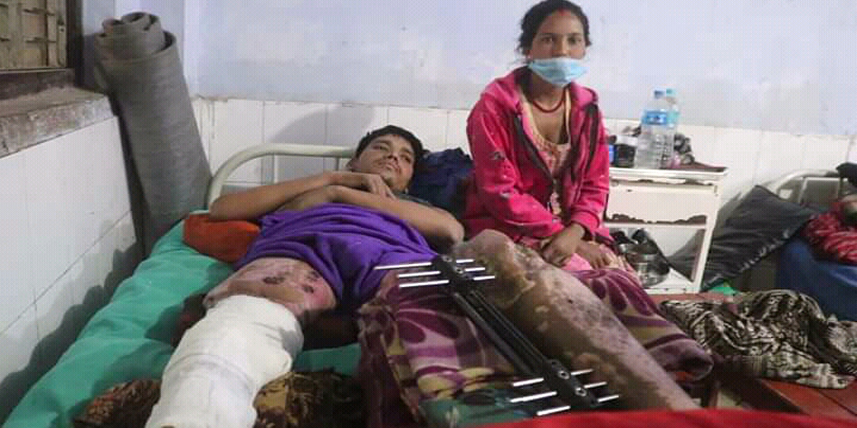 डडेल्धुराका दिल दमाई २२ दिनदेखी अस्पतालको शैयामा