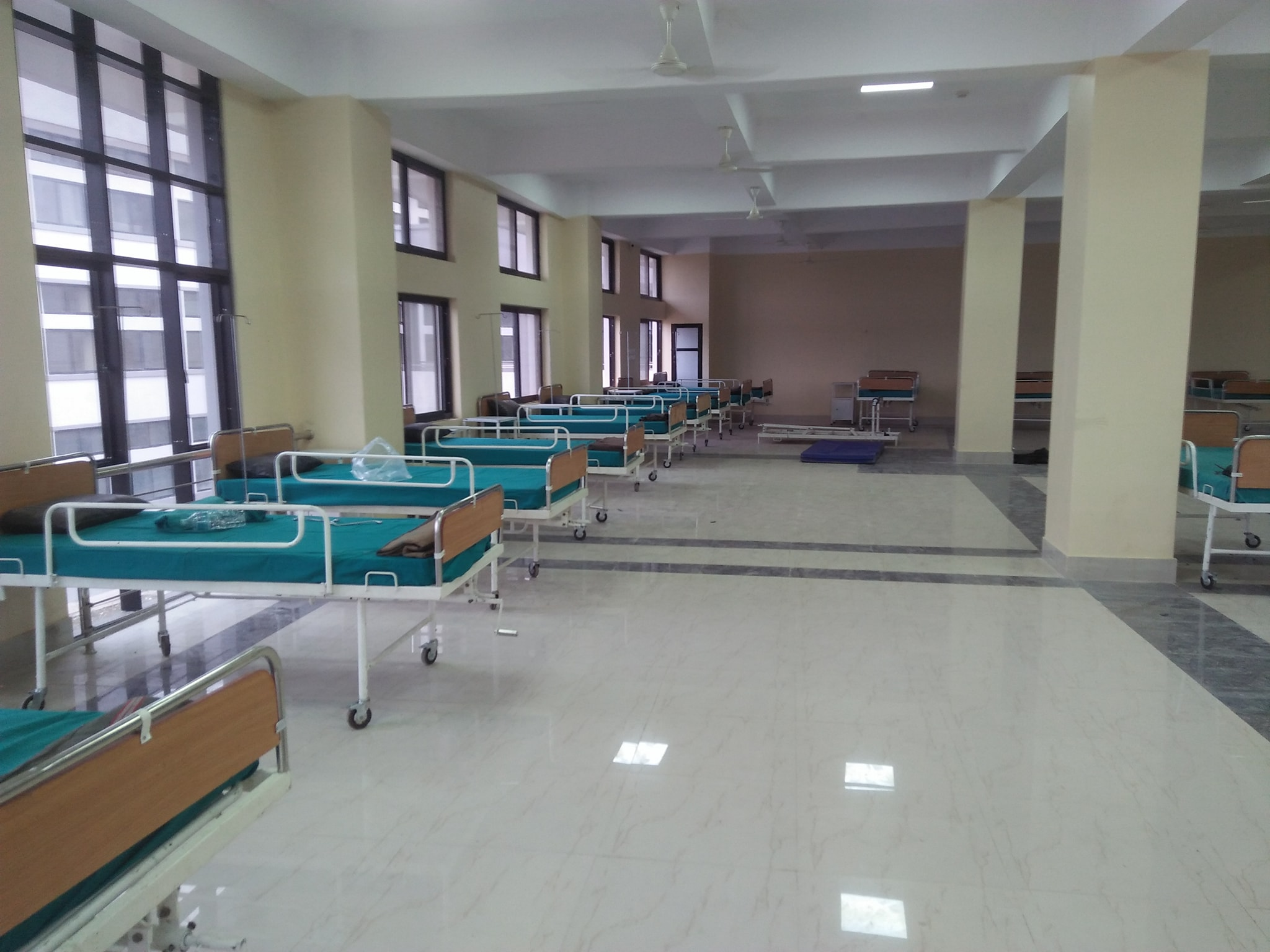 गेटाको कोरोना अस्पतालमा बिरामी भर्ना सुरु