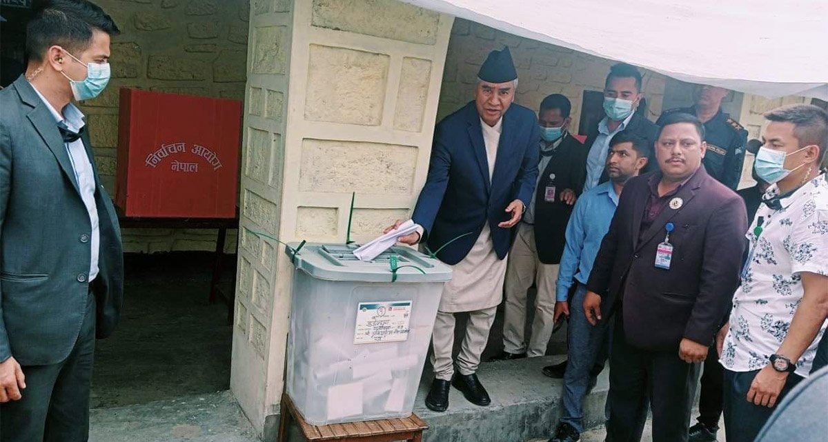 प्रधानमन्त्री देउवाको वडामा कांग्रेस पराजित